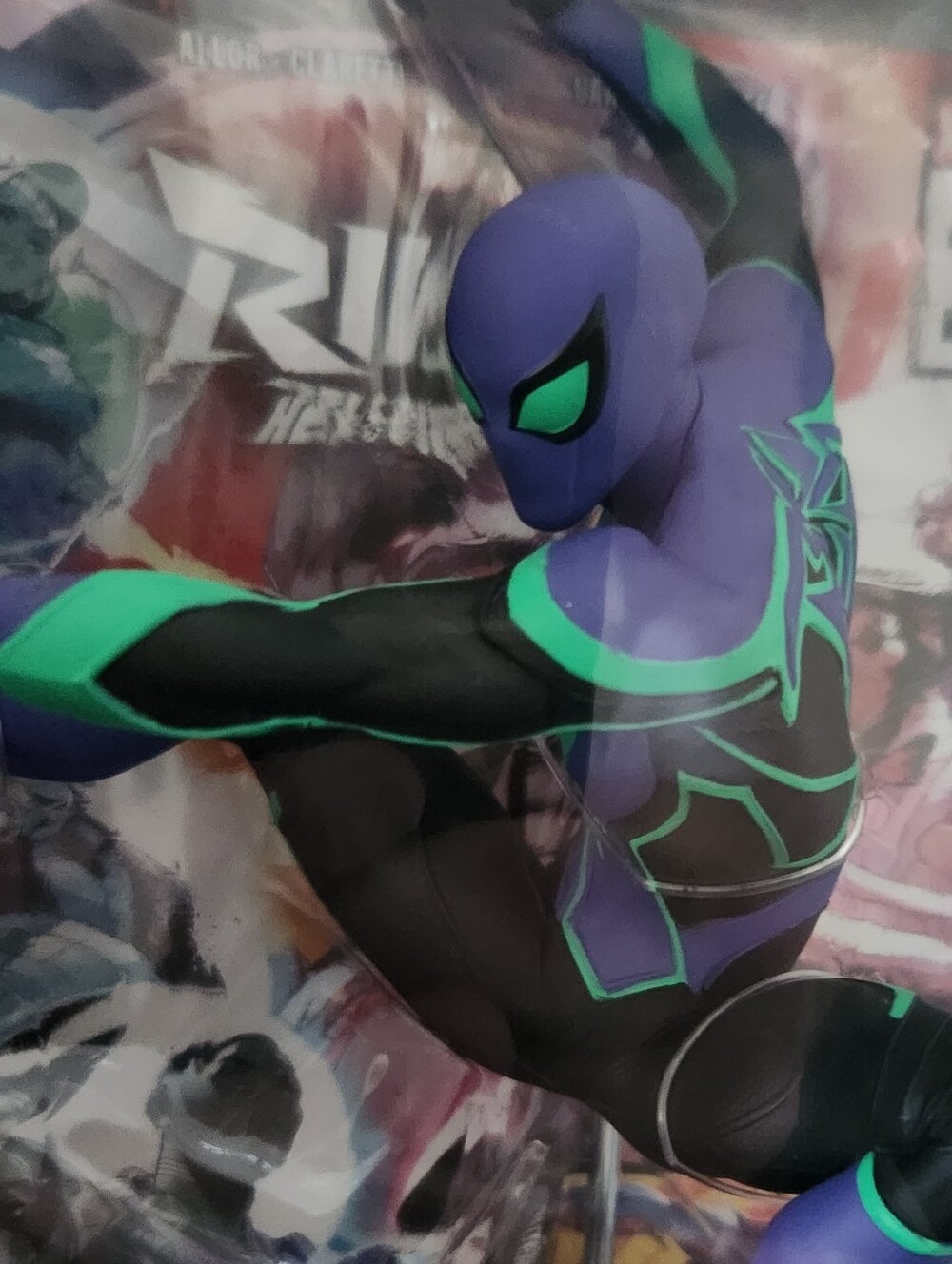 🕷️ Marvel Rivals Spider-Man Purple Suit Platinum Edition McFarlane 1:6 Collect - Picture 2 of 13